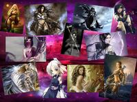 fantasy collage fashion design